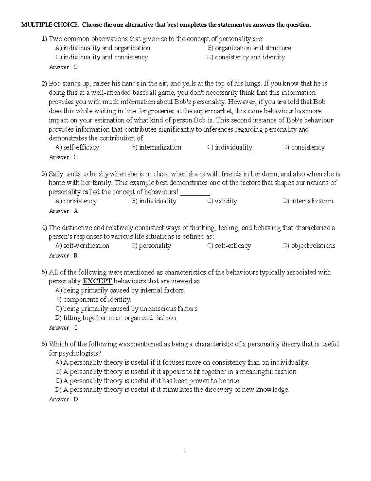 Chapter 14 - Test bank - MULTIPLE CHOICE. Choose the one alternative ...