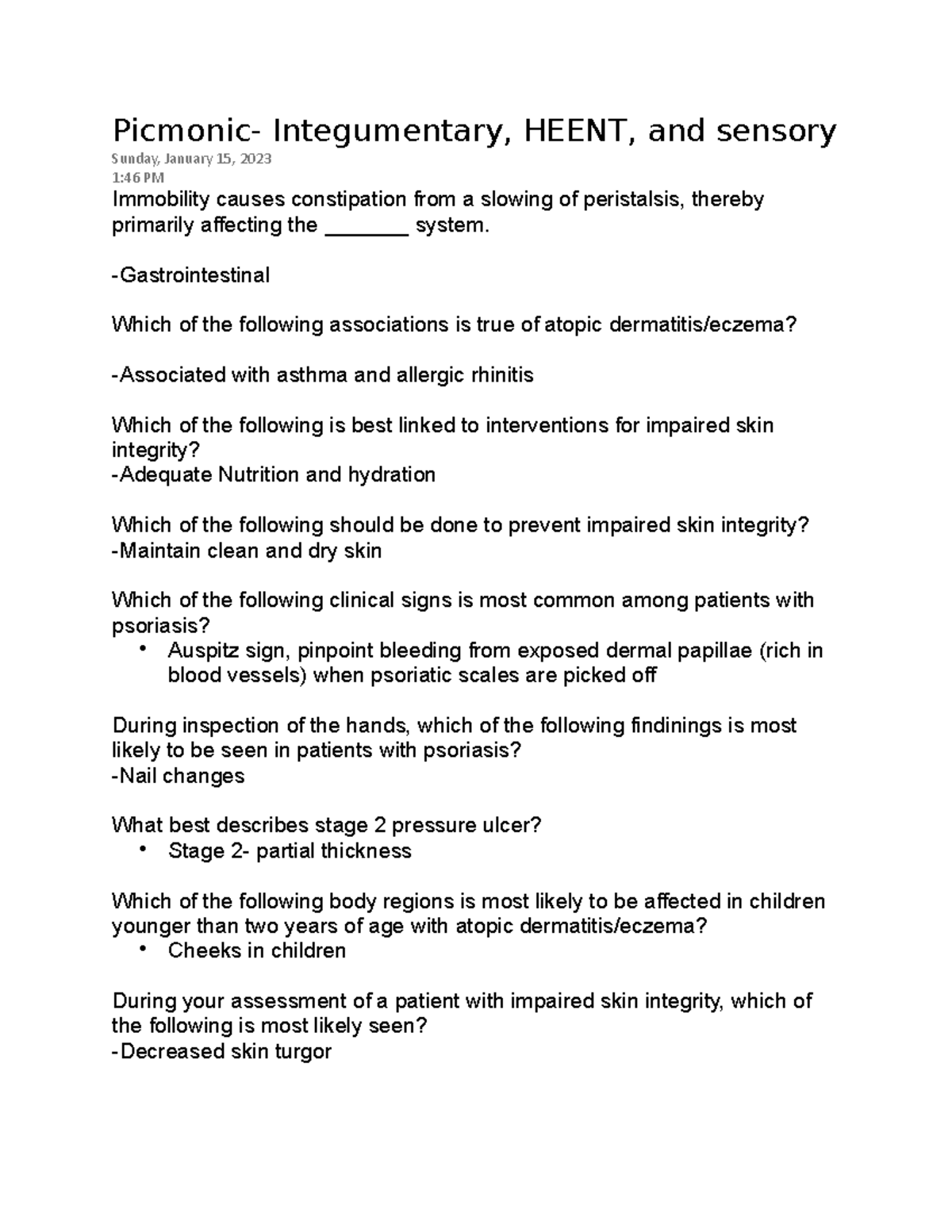 Kazumi'S Pharm Y2S2 Unit 4: Picmonic Mastery - uggi1zc