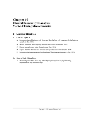 Ch9 Macroeconomics Tenth Edition Andrew B - Chapter 9 The IS – LM/AD–AS ...