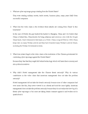Sample/practice exam 15 April 2019, questions and answers - 1 E ...