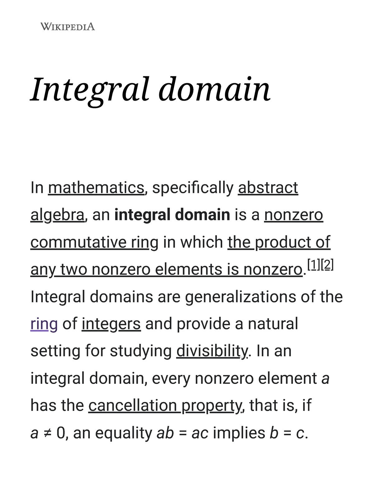 Ring -- from Wolfram MathWorld