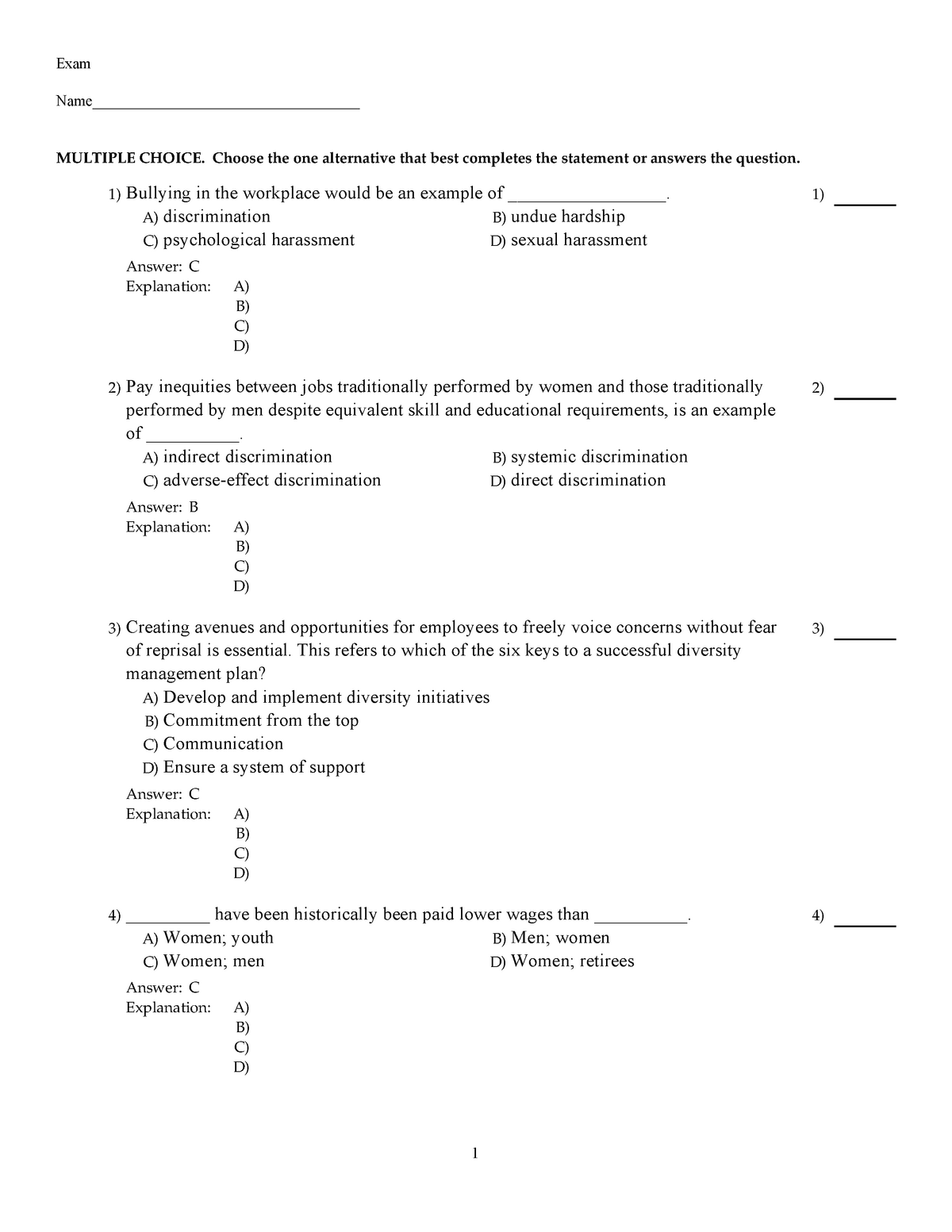 212-82 Test Score Report