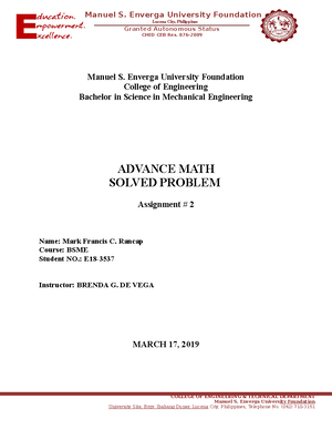 366730453 Syllabus MATH 009 - TECHNOLOGICAL INSTITUTE OF THE ...