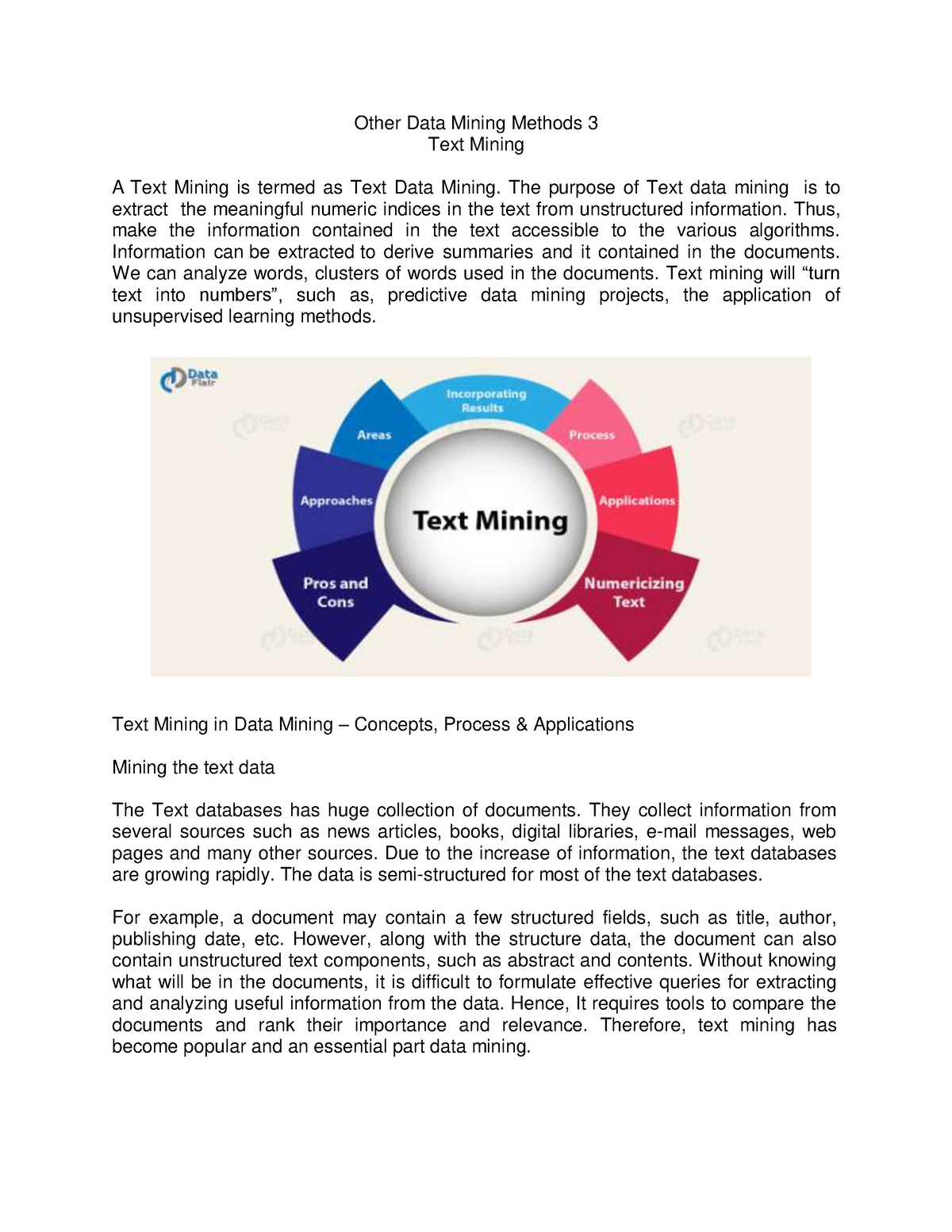 master thesis text mining