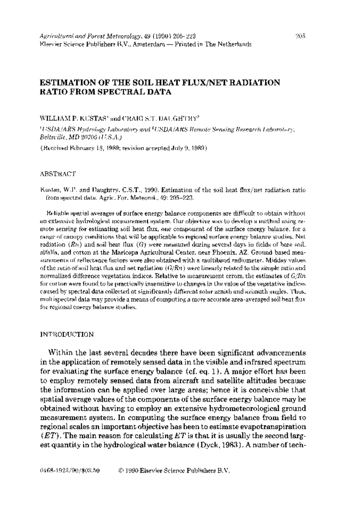 1-s2 educational paper - Agricultural and Forest Meteorology, 49 (1990 ...