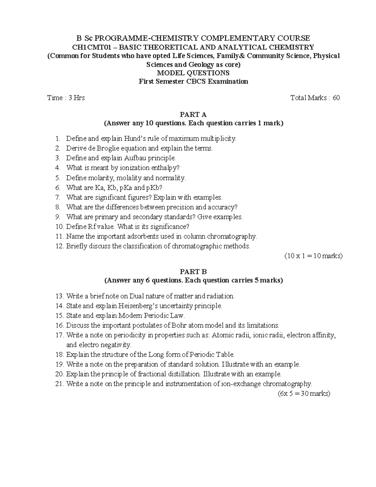 CH1CMT01- Basic- Theoretical-AND- Analytical- Chemistry - B Sc ...