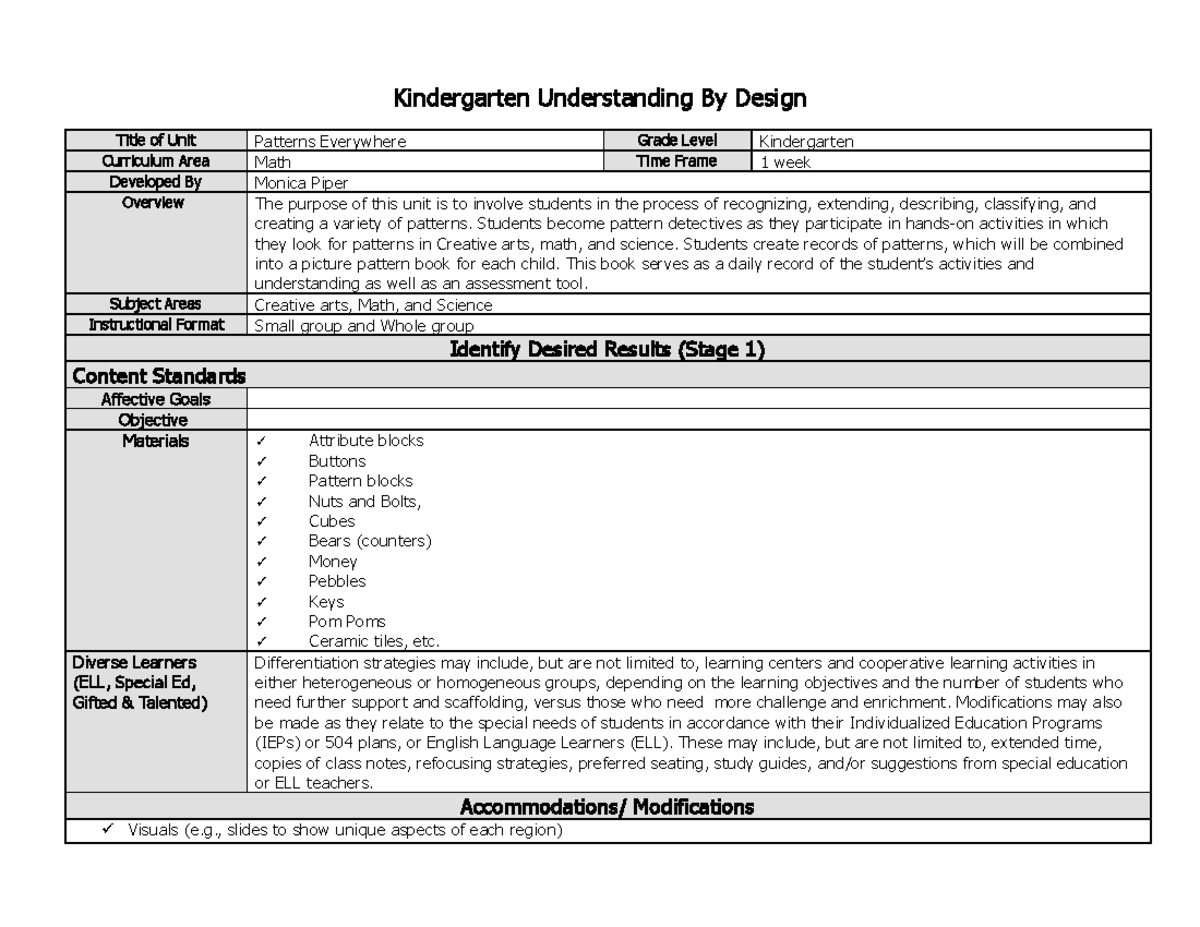 lesson-plan-kindergarten-kindergarten-understanding-by-design-title-of-unit-patterns