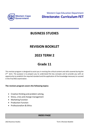 business studies grade 10 term 3 project business plan memorandum