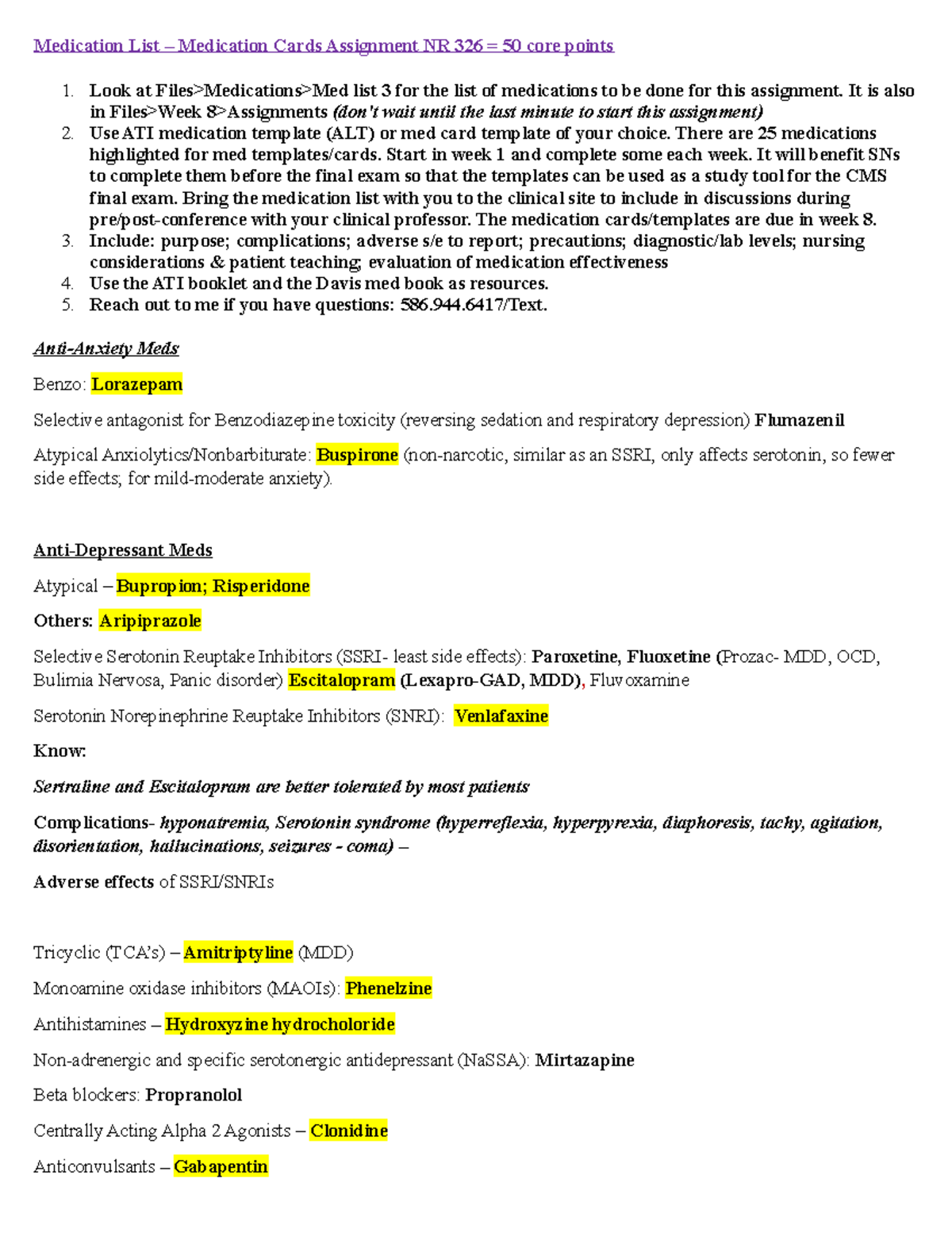 lists-of-medication-for-mental-health-exam-medication-list