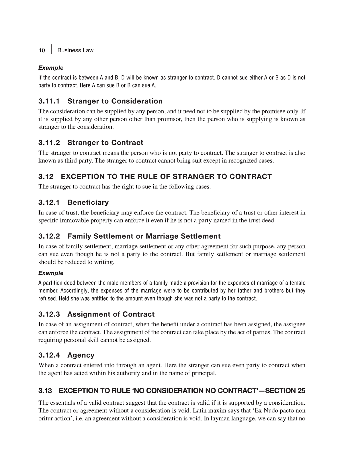 Zlib - N/a - 40 Business Law Example If The Contract Is Between A And B ...