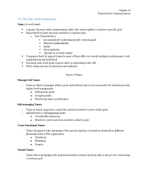 Chapter 6 Class Notes - Chapter 6 Class Notes 9/23/ Recruiting ...