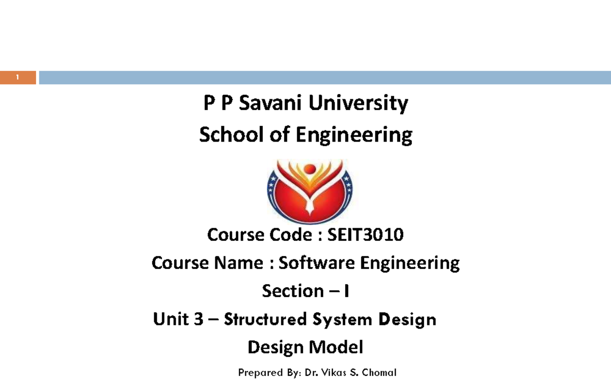 Unit 3 Structured System Design Design Model Structured System