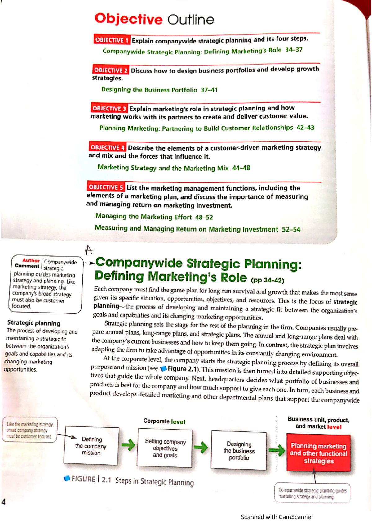 MM Unit 2 - Company and Marketing Strategy. - Marketing Management ...