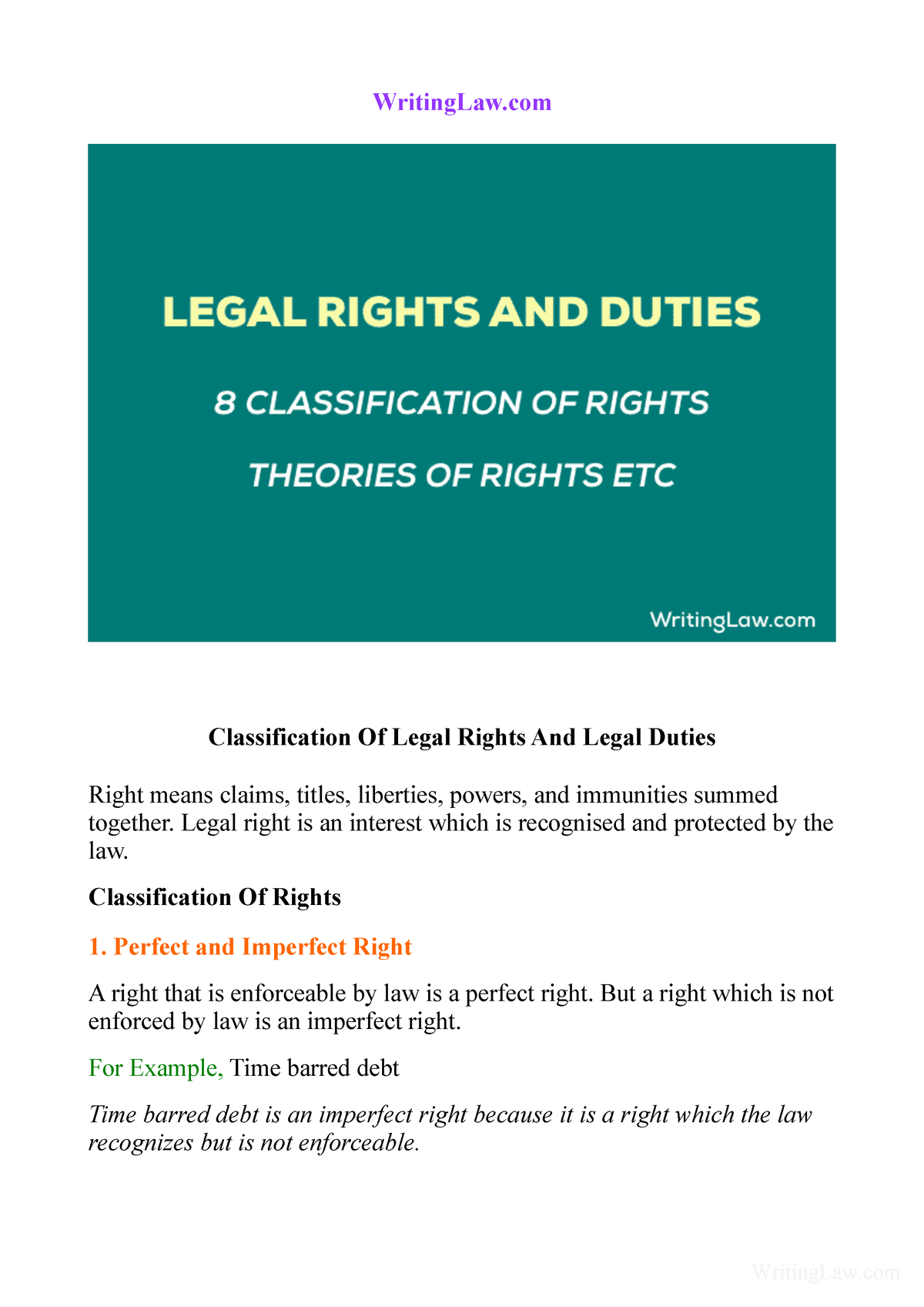 assignment of rights judgments