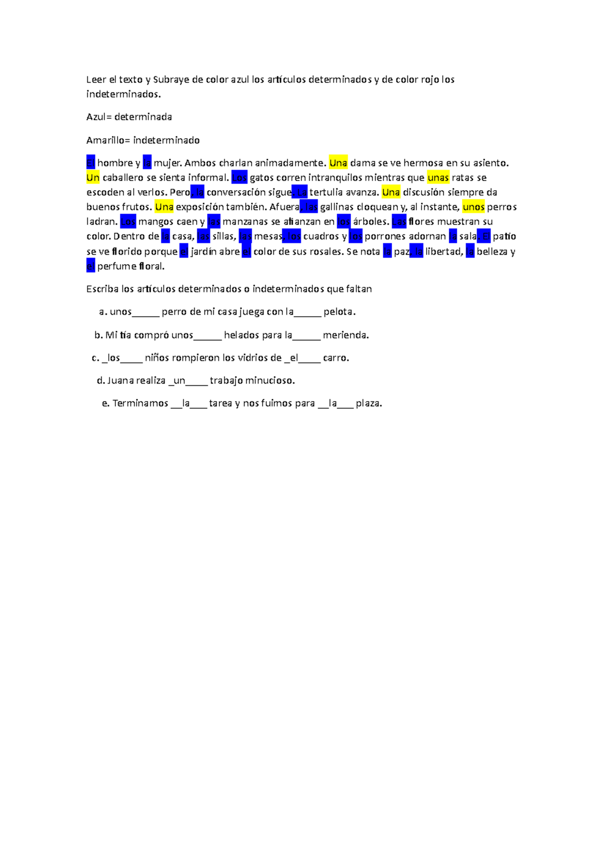 4f5c76f48e35e5c55fdb15429768 e836 - Leer el texto y Subraye de color ...
