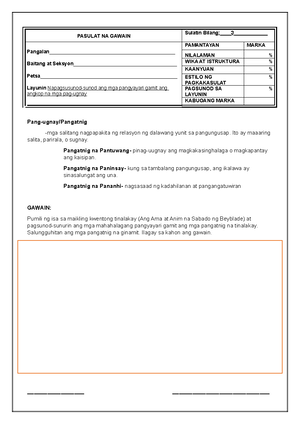 Espares Written Report - Eye-hand Coordination Submitted By Marsha Mae 