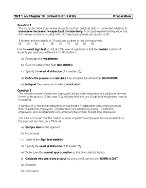 Practical Assignment 1 - Memo v1 - STK 320: Categorical Data Analysis ...