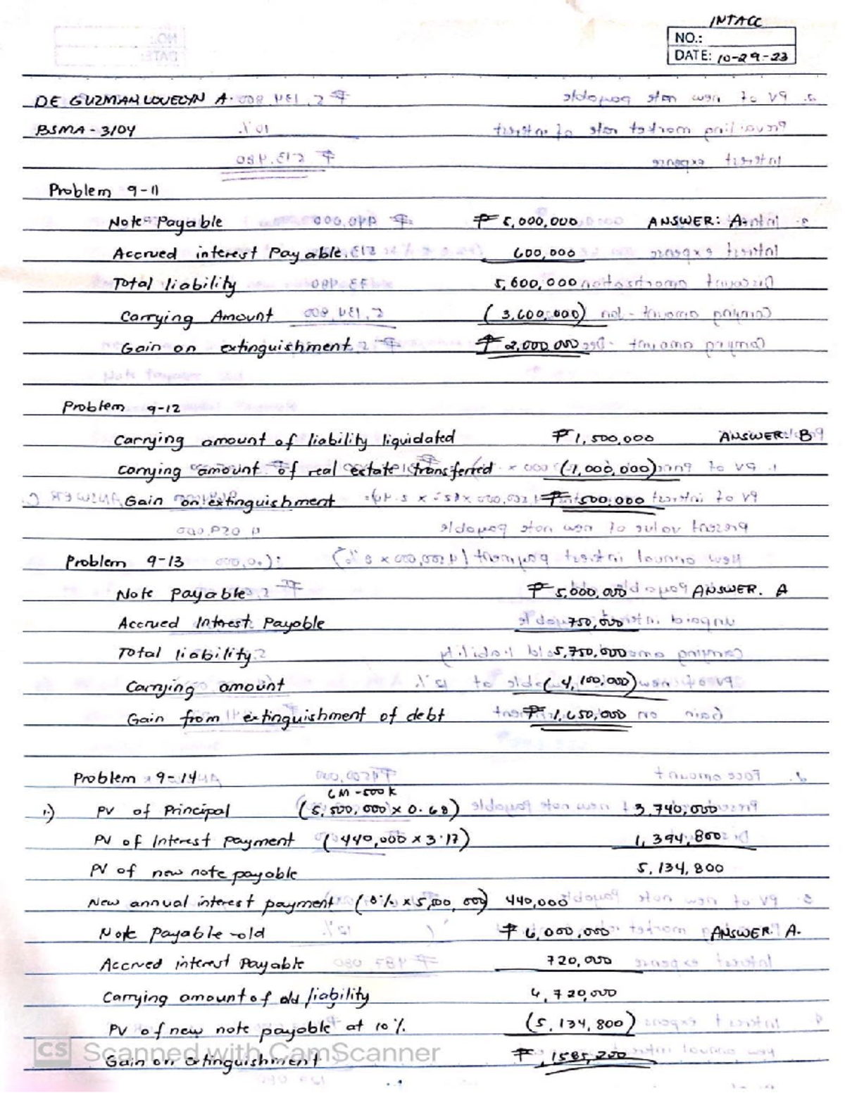 INTERMEDIATE ACCOUNTING - Management Accounting - Studocu