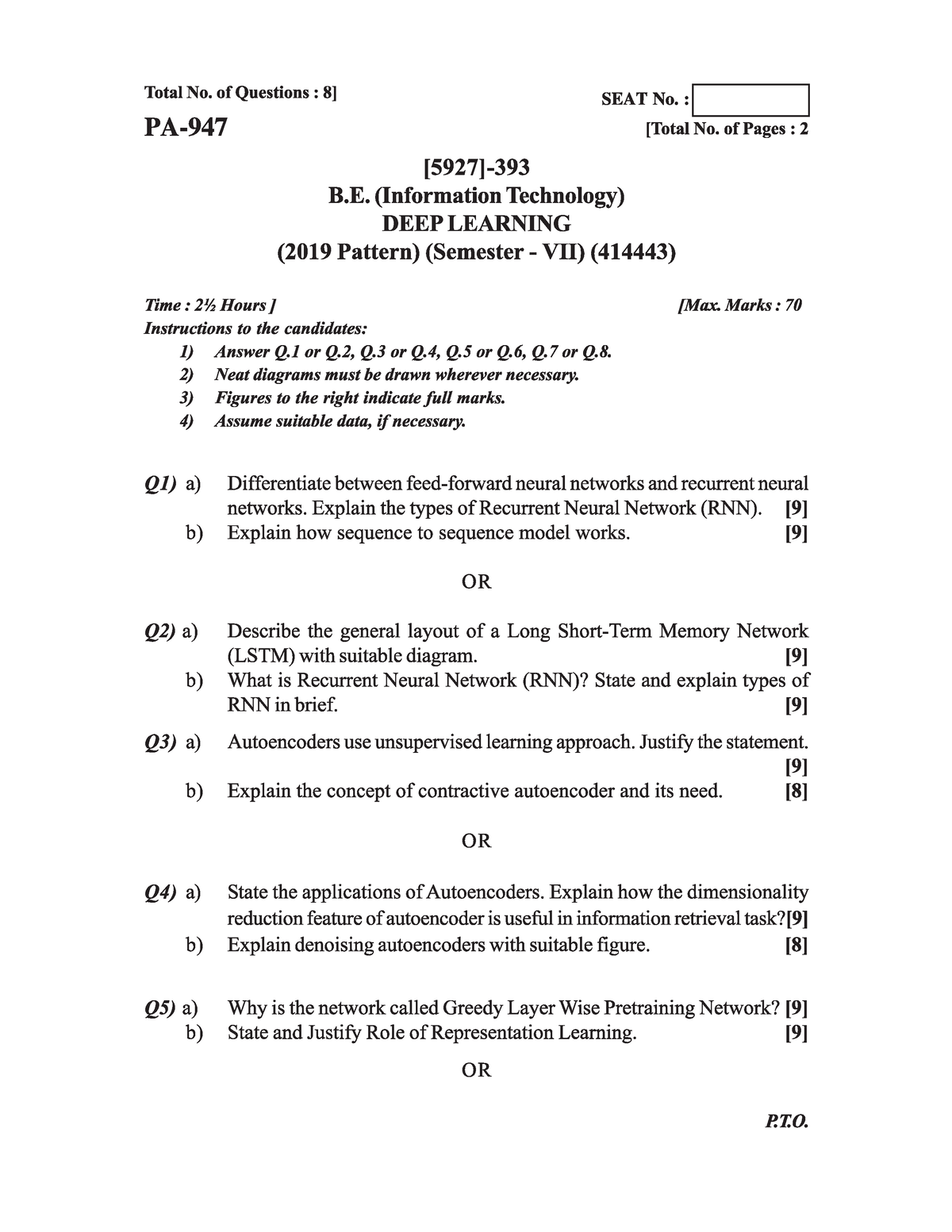 2022-19 - Paper - SPPU 2019 Syllabus S.E Computer Engineering - Studocu