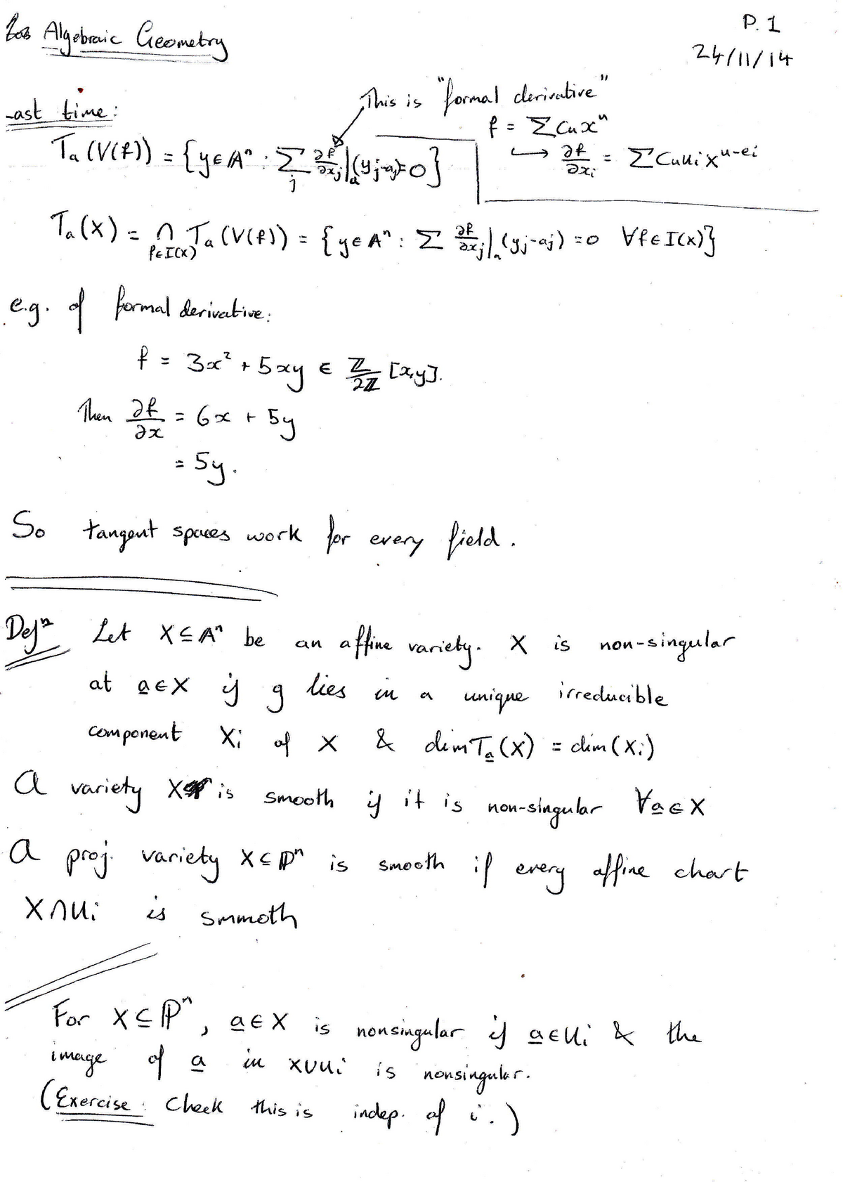 14 11 24 Grassmania Lecture Notes Studocu