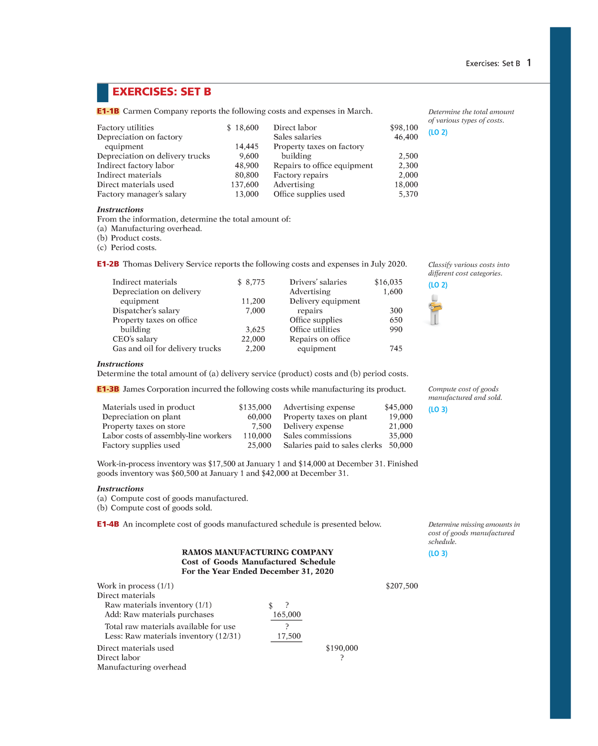 Ch01-EX B - Assignment Chapter 1 - Exercises: Set B 1 E1-1B Carmen ...