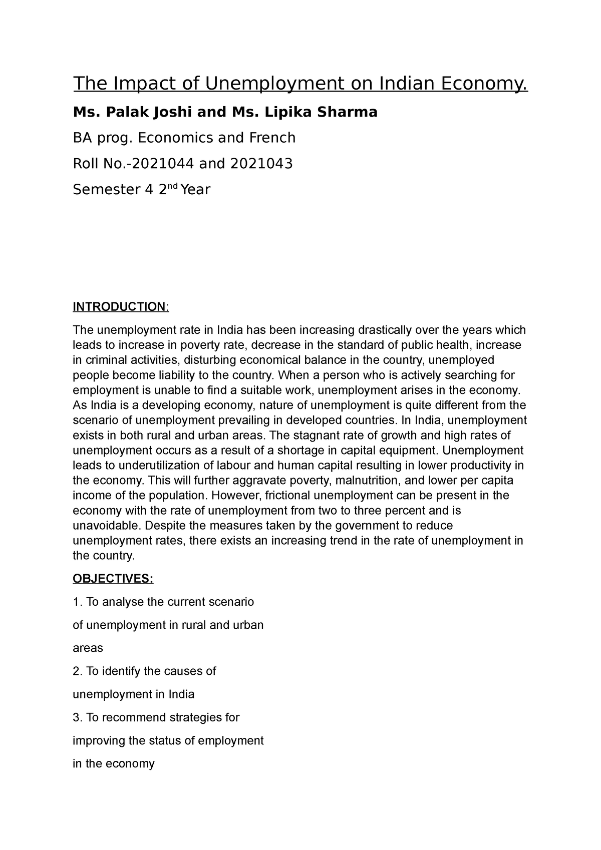 the-impact-of-unemployment-on-indian-economy-ms-palak-joshi-and-ms