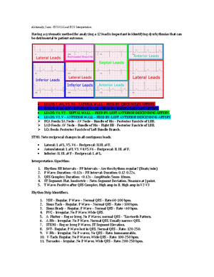 Ecg Stemi - Alshimaily, Sami - ECG/12-Lead ECG Interpretation. Having a ...