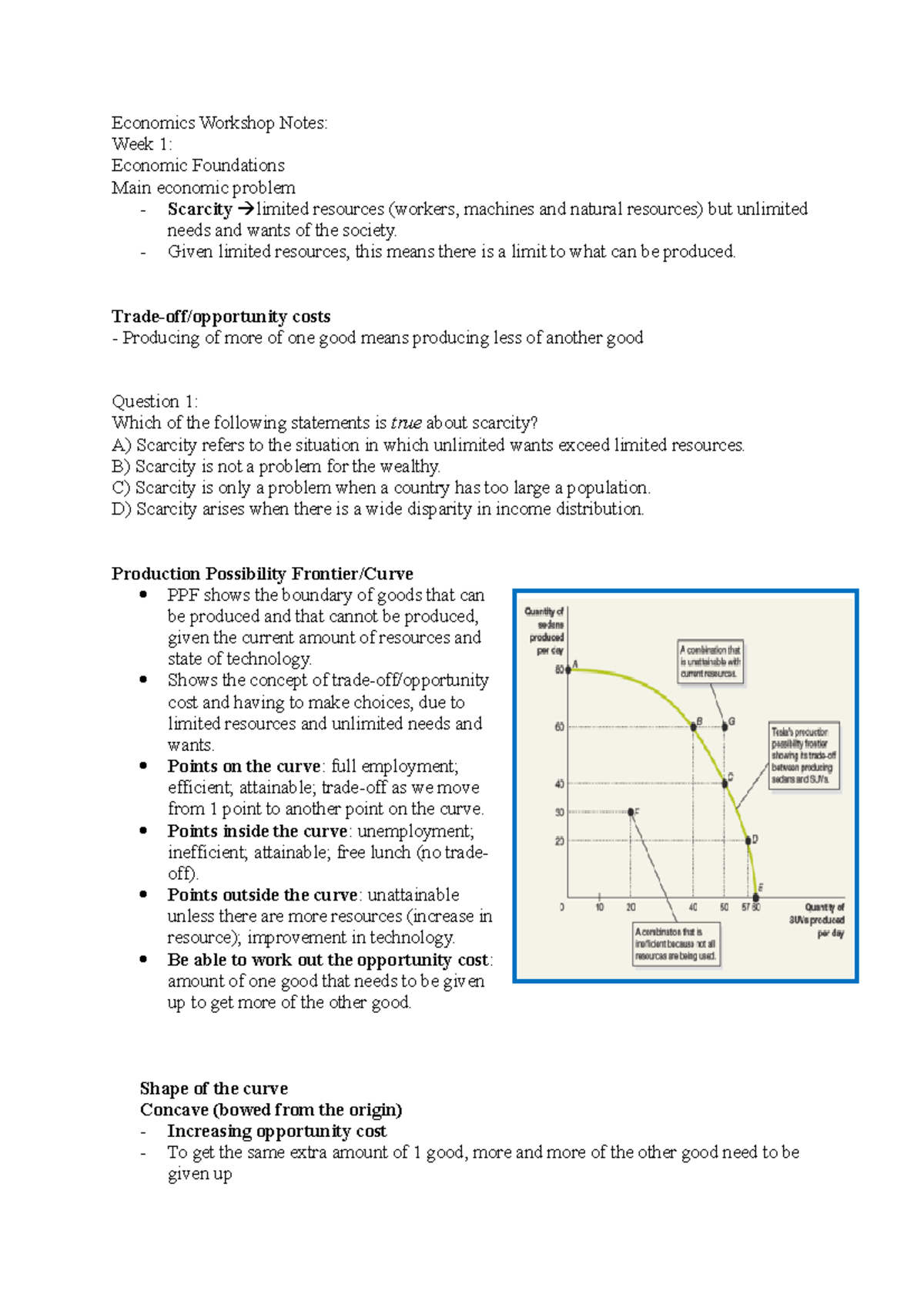 economics bgcse coursework