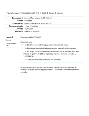 Examen ISO 9001 año 2021 - Página Principal MDE###2018-vEA-TFC IP082 ...