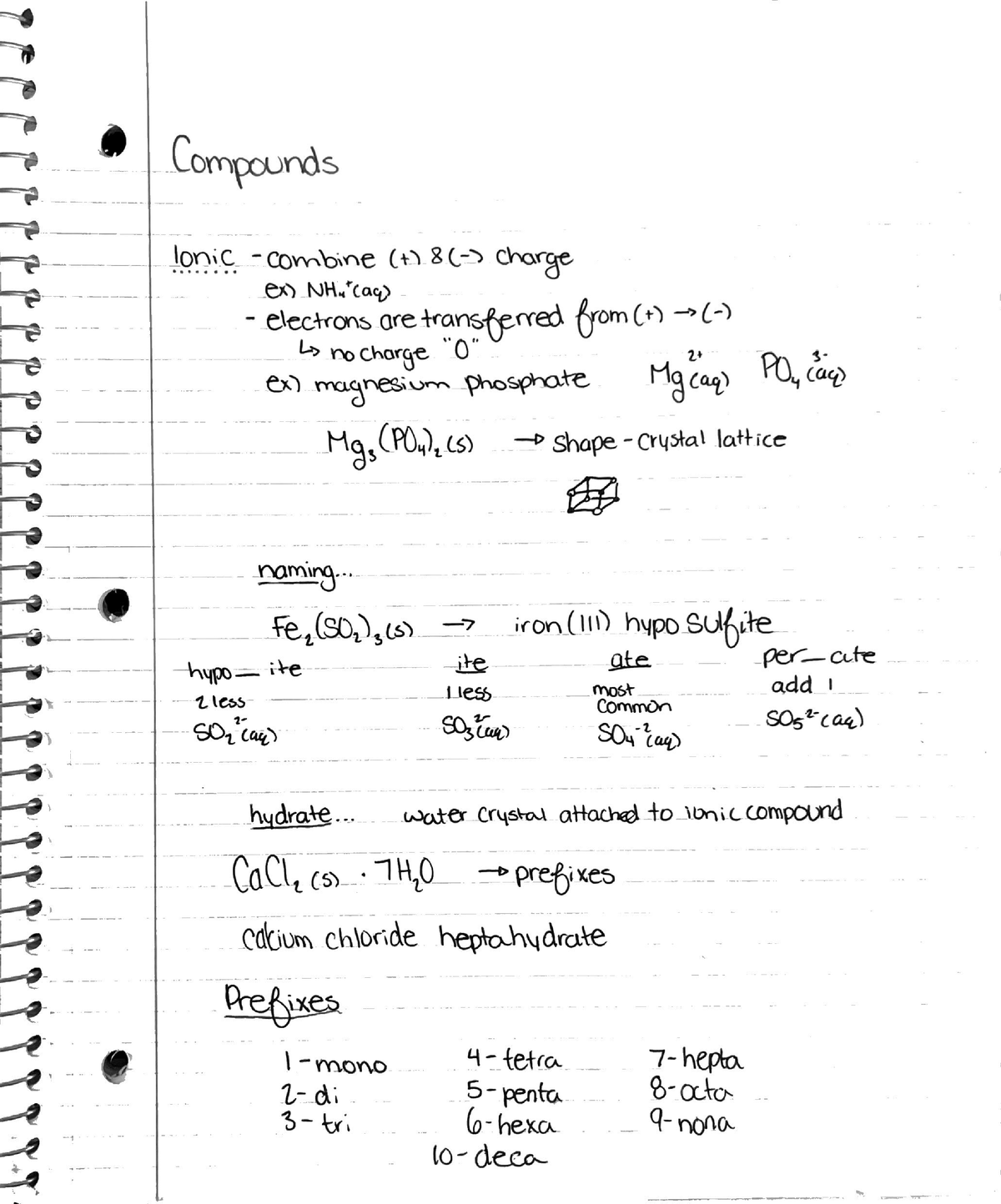 grade 11 chemistry assignment