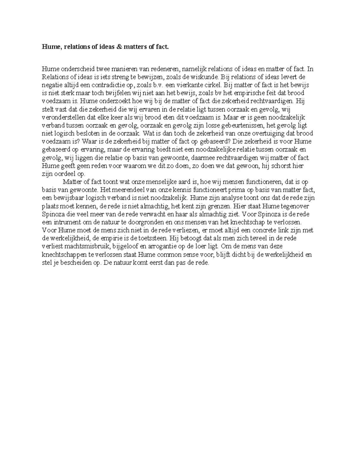 Hume Hume Hume, relations of ideas & matters of fact. Hume