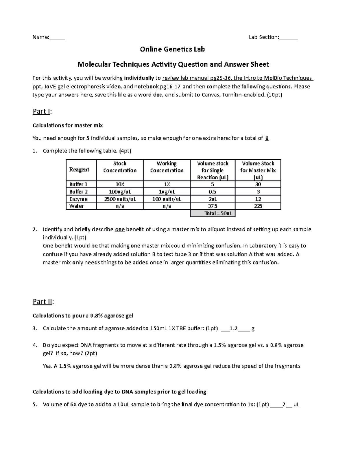 molecular-techniques-activity-completed-name-lab-section