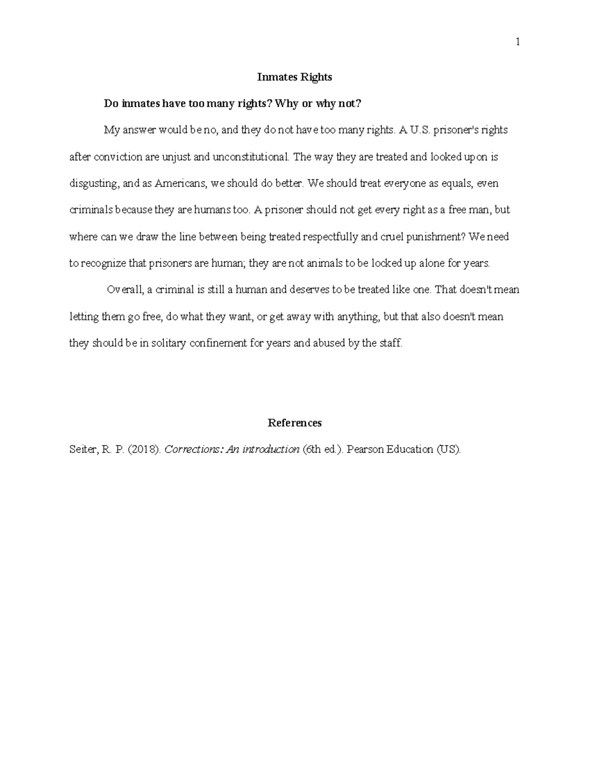 Inmates Rights Mar. 6 10 03 pm 1 Inmates Rights Do inmates have