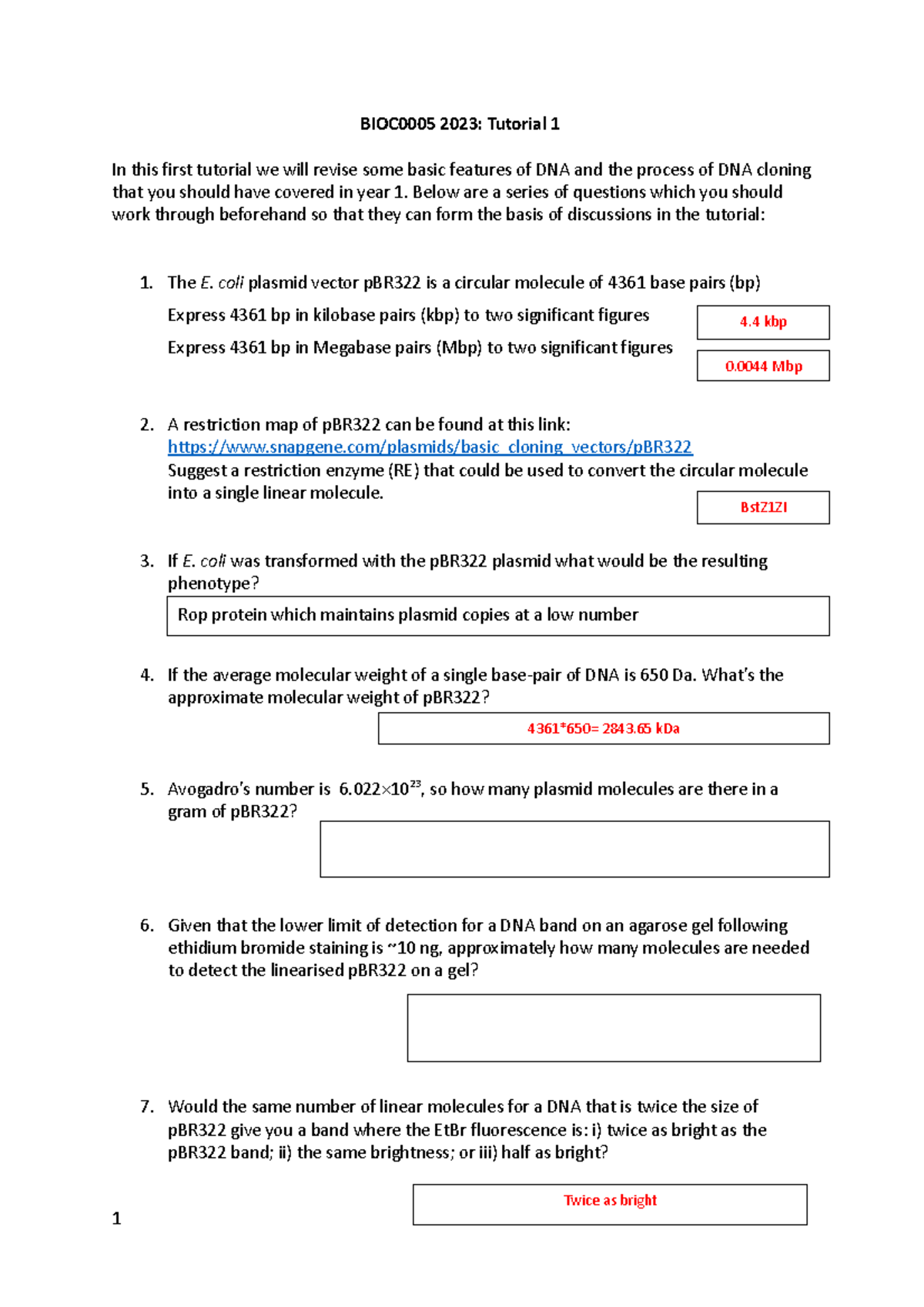 Tutorial 1 - BIOC0005 2023: Tutorial 1 In this first tutorial we will ...