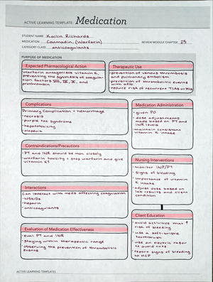 ATI Medication Active Learning Template Furosemide (Lasix) NUR 425 ATI Medication Active Learning Template Furosemide (Lasix) NUR 425