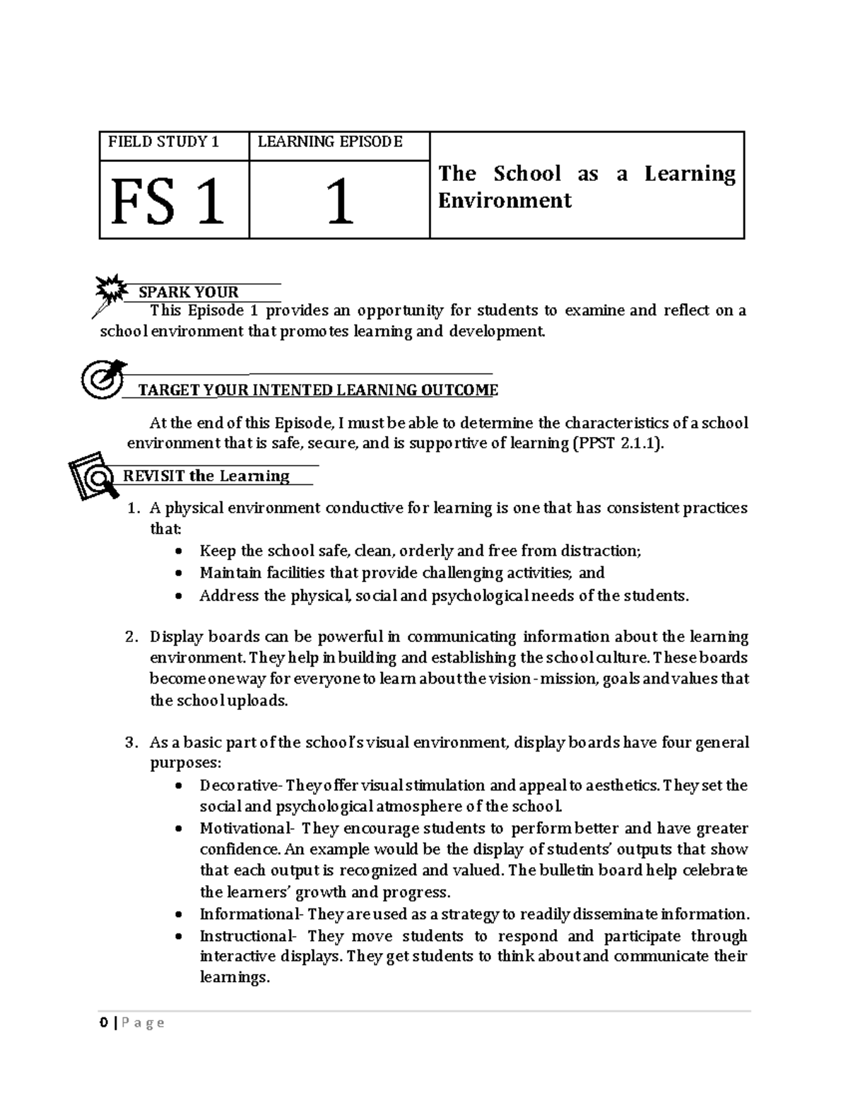 FS1- Lorimar-PDF - This Is The Complete Episode Of Field Study 1 - This ...