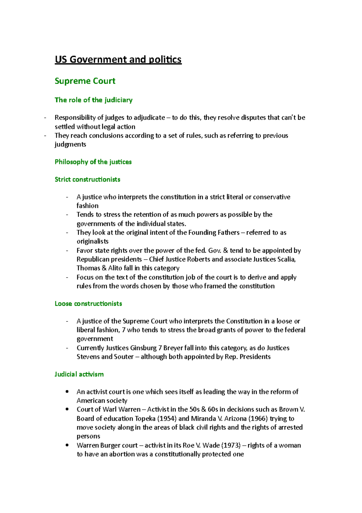 us-government-and-politics-revision-us-government-and-politics