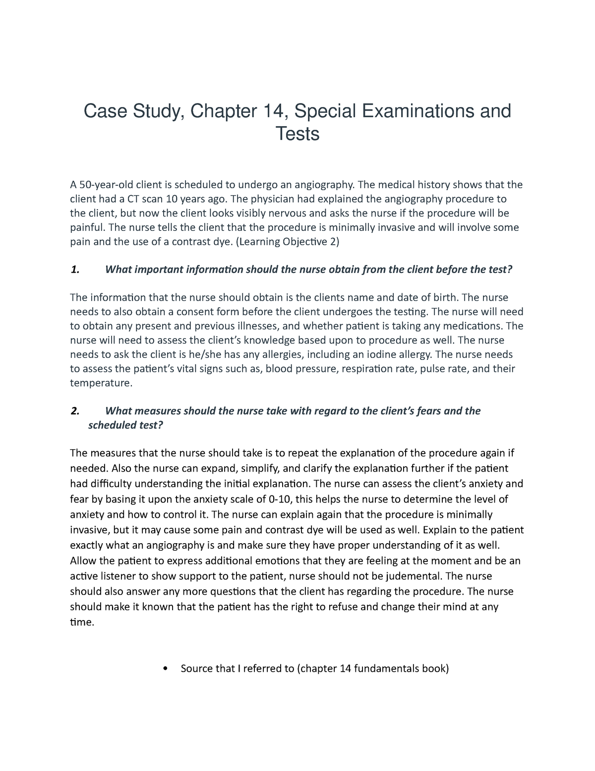 chapter 14 case study energy gel evaluation
