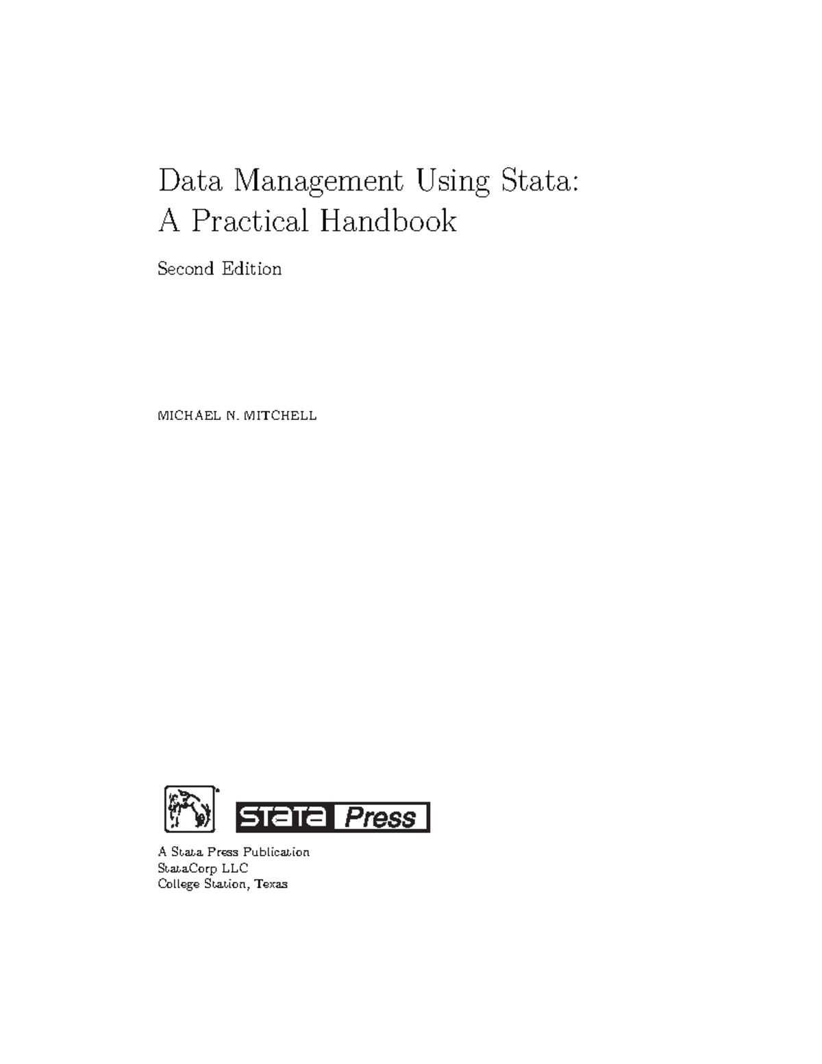Dmus2-preview - lecture notes - Data Management Using Stata: A ...