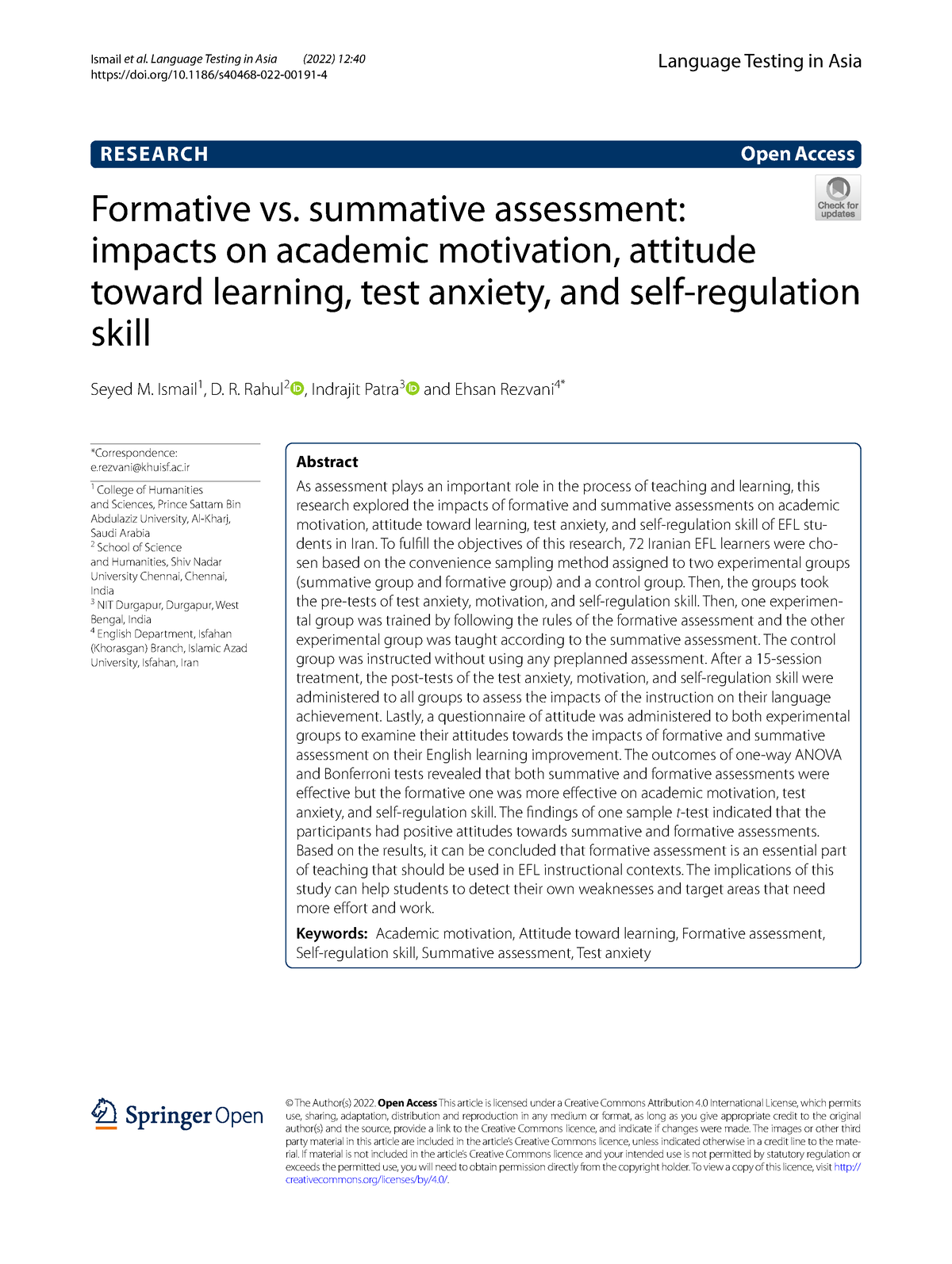 Formative Vs Summative Assessment Formative Vs Summative Assessment Impacts On Academic 3002