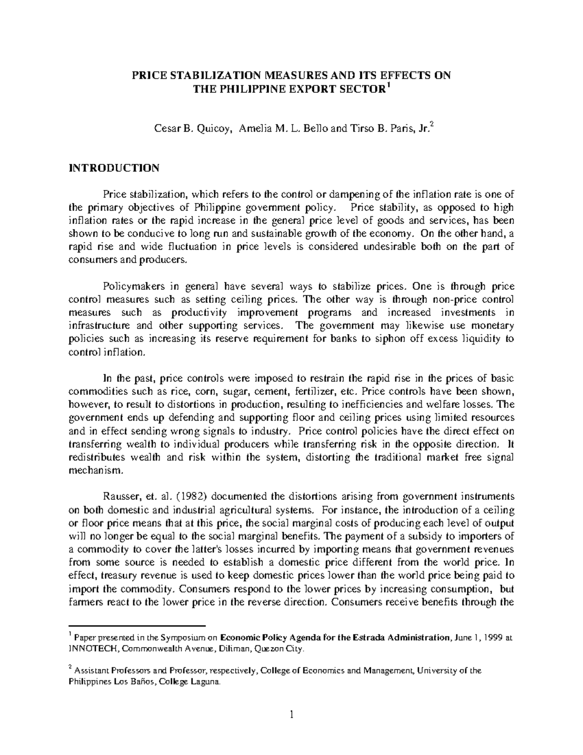 Concept OF Inflation AND Related Issues - English - Studocu