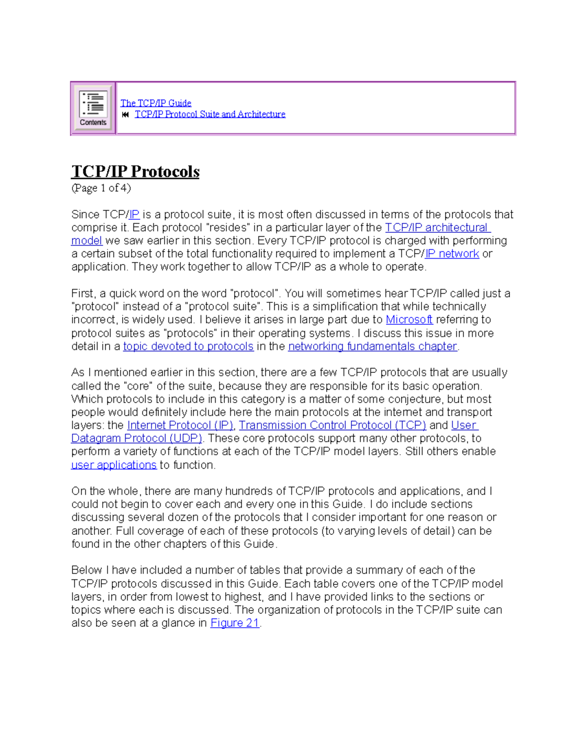 TCPprotocols - TCP protocols - The TCP/IP Guide TCP/IP Protocol Suite ...
