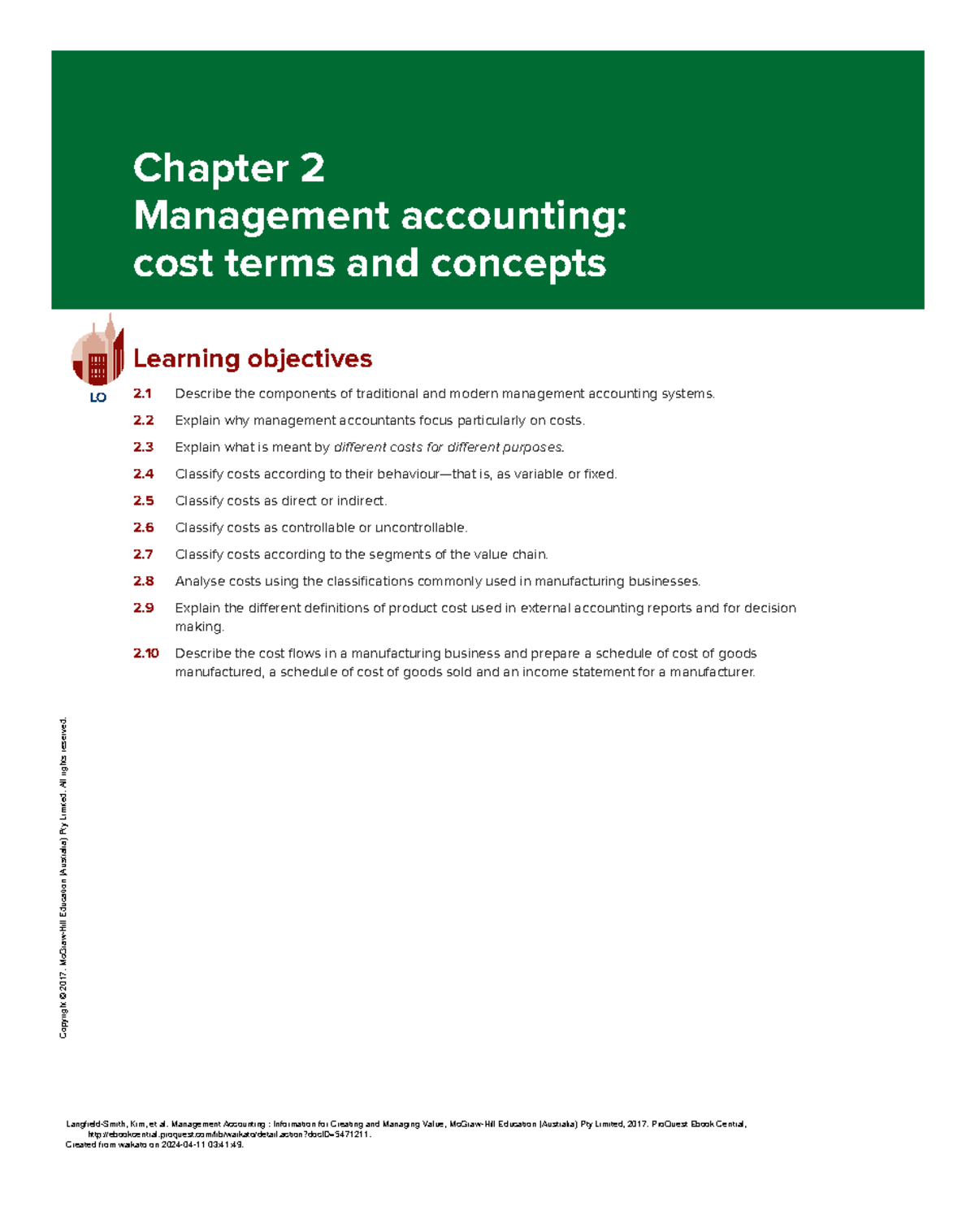 Management Accounting Information for Creating and - Learning ...