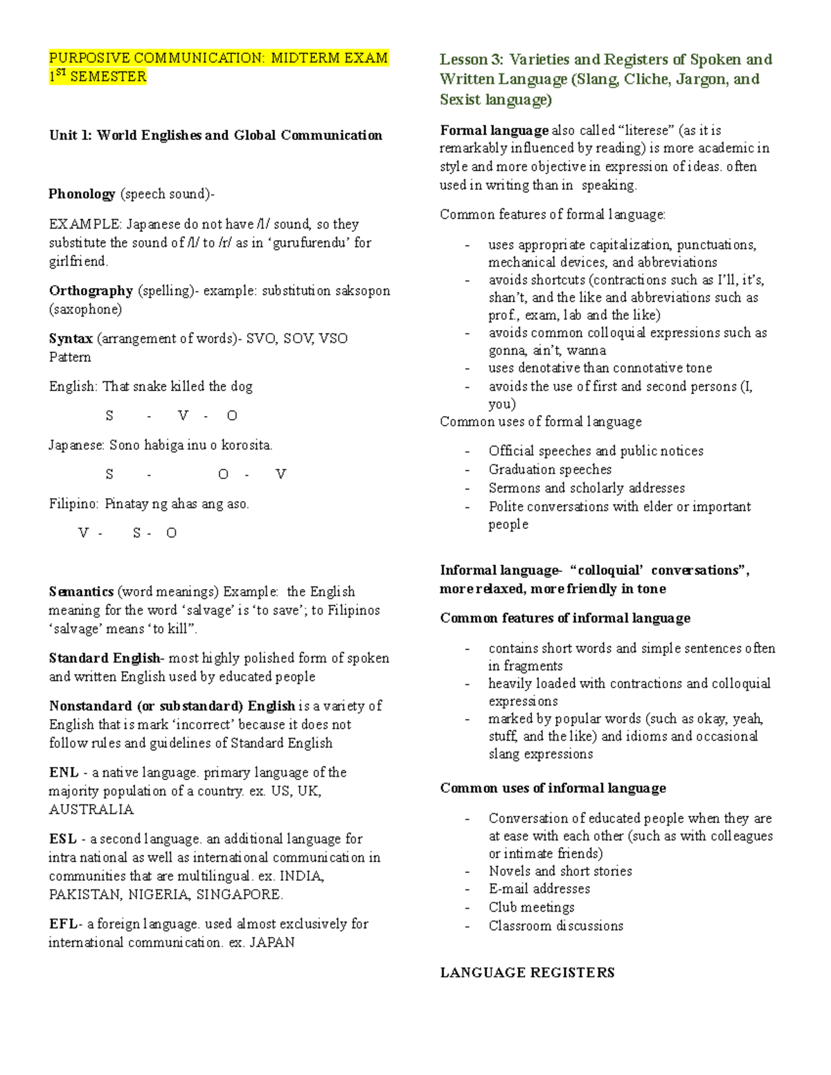 PCM Reviewr-SANA-TO - hi - PURPOSIVE COMMUNICATION: MIDTERM EXAM 1 ST ...