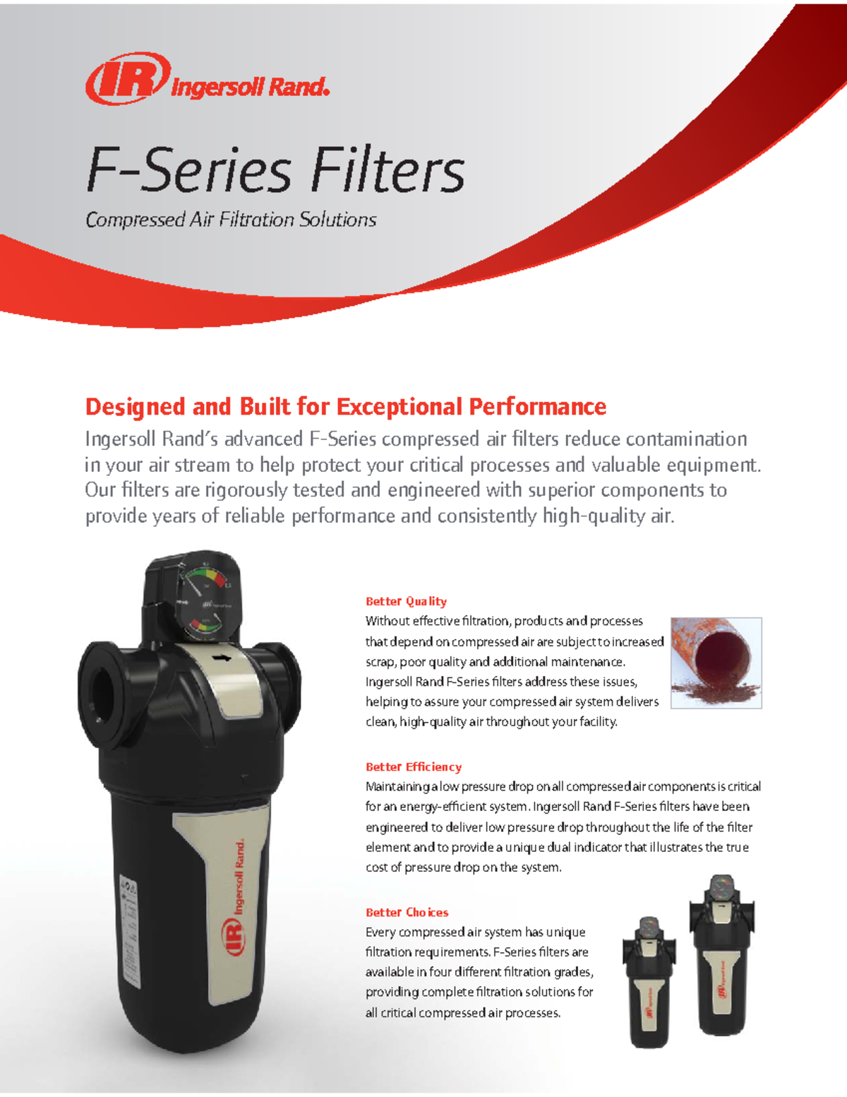 F Series Brochure inglés 1407 prositector - Compressed Air Filtration ...