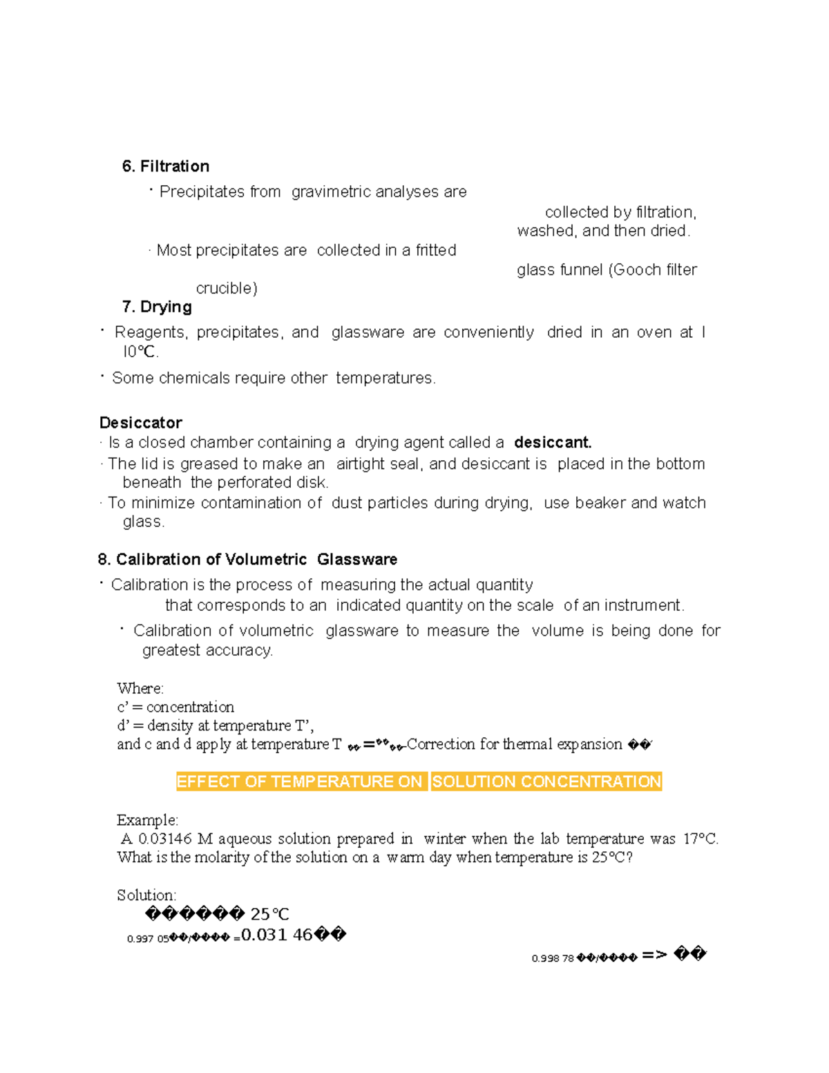Remain Steps OF A Typical Quantitative Analysis - Filtration ∙ ...