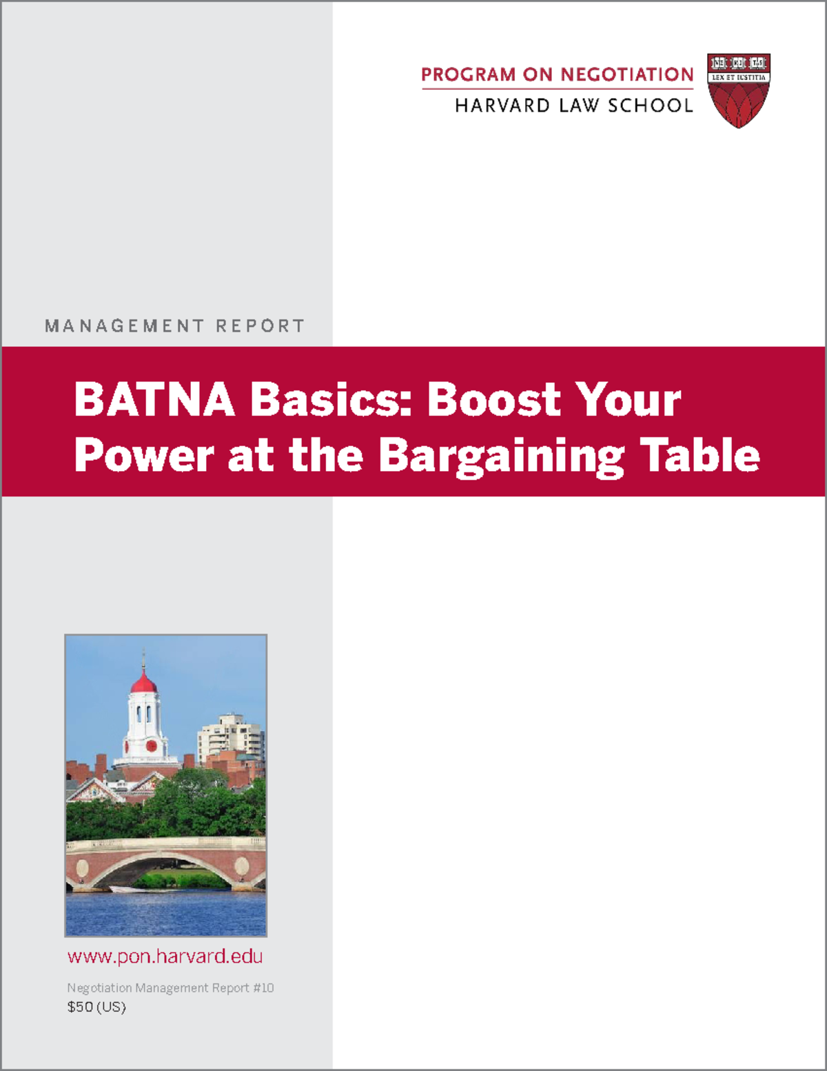 Batna Basics - Boost Your Power at the Bargaining Table - ####### M A N ...