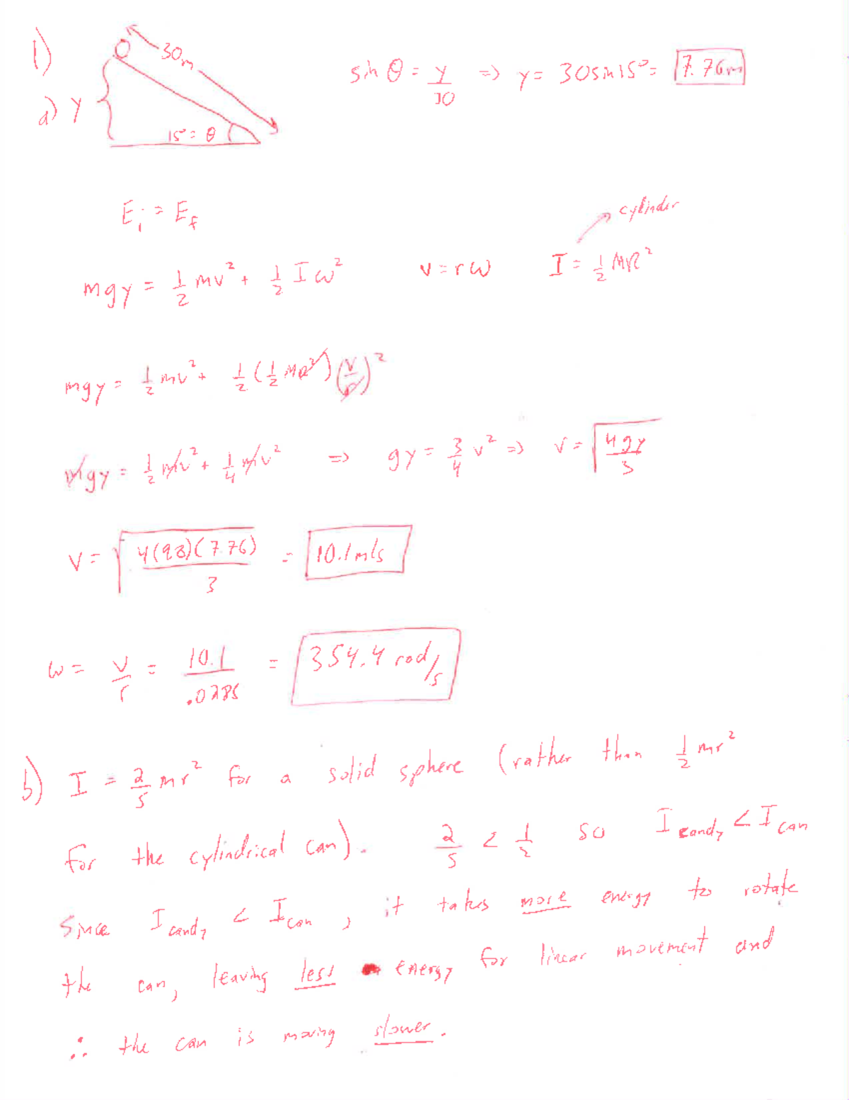 Test 2 Solutions - PHY 2049 - Studocu