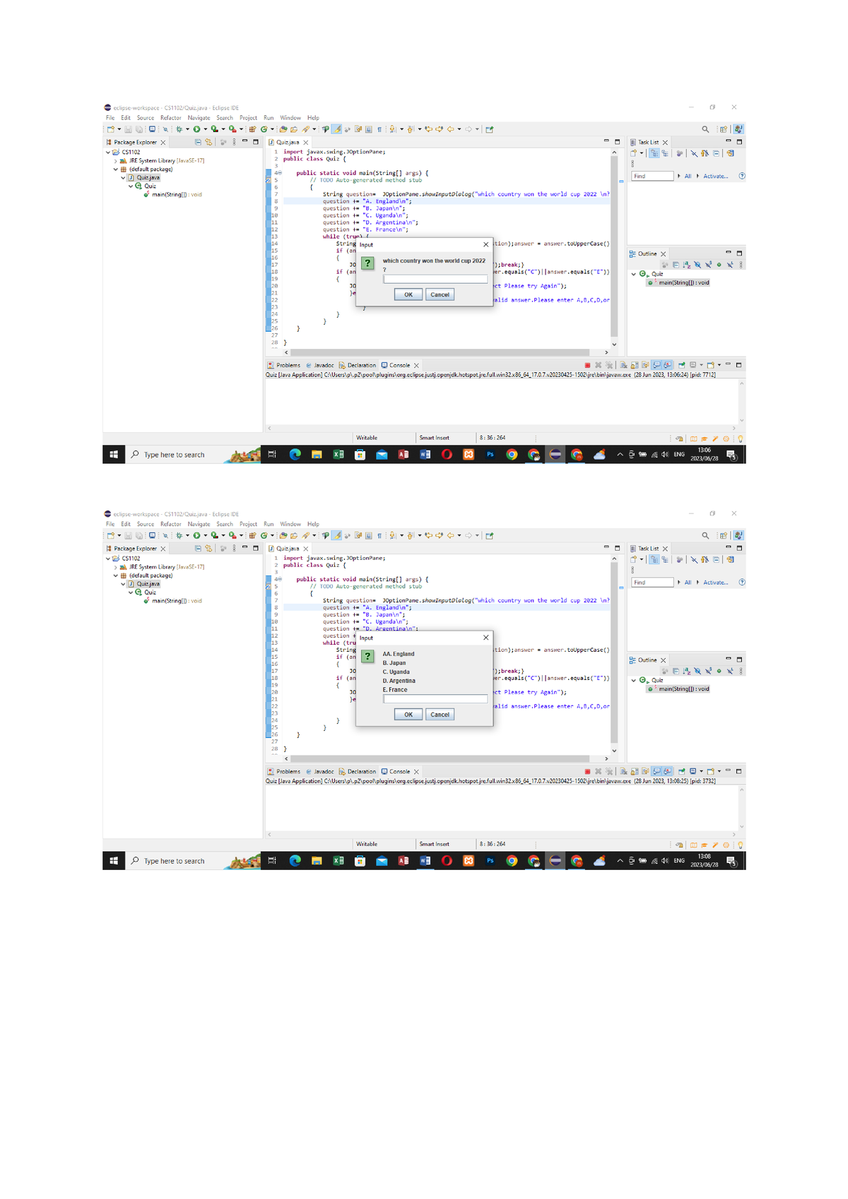 Programming Assesement Unit 2 - CS 1102 - UoPeople - Studocu