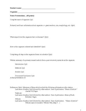 Lab #1 - Microscope and Kingdoms Updated Spring 2021 - LABORATORY ...